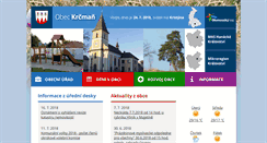 Desktop Screenshot of krcman.cz