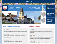 Tablet Screenshot of krcman.cz